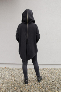 Bluza Kangur damska , bluza czarna , bluza awangarda 