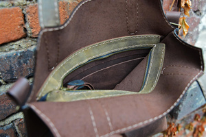 Torba skórzana plus organizer