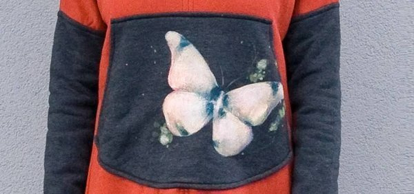 Bluza ręcznie malowana, bluza unikat