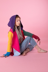 Gray Women Sweatshirt, Sweatshirt Cardigan, Wrap Cardigan, Plus Size Clothing, Zipped Sweatshirt,Asymmetrical Cardigan,Minimalist Sweatshirt