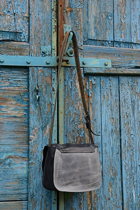 Torebka skórzana ręcznie robiona listonoszka damska