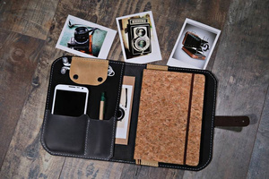 Organizer skórzany, planer, notatnik skórzany