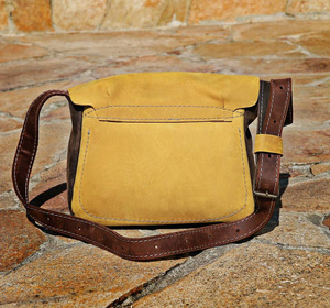 Torebka skórzana ręcznie robiona