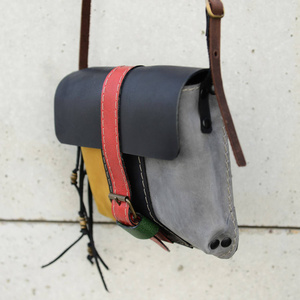 Torebka skórzana mini kolorowa