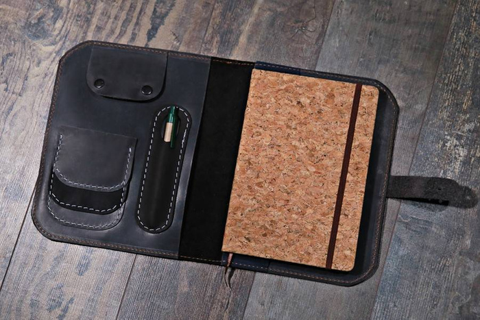 Organizer skórzany, kalendarz skórzany, notatnik na prezent