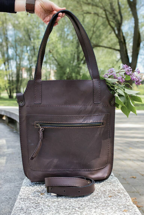 Torebka skórzana, boho styl, damska torebka