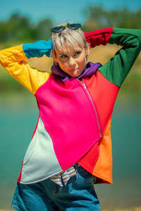 Gray Women Sweatshirt, Sweatshirt Cardigan, Wrap Cardigan, Plus Size Clothing, Zipped Sweatshirt,Asymmetrical Cardigan,Minimalist Sweatshirt