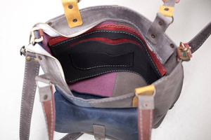 Torebka skórzana ręcznie robiona, Polska skóra, Polska marka