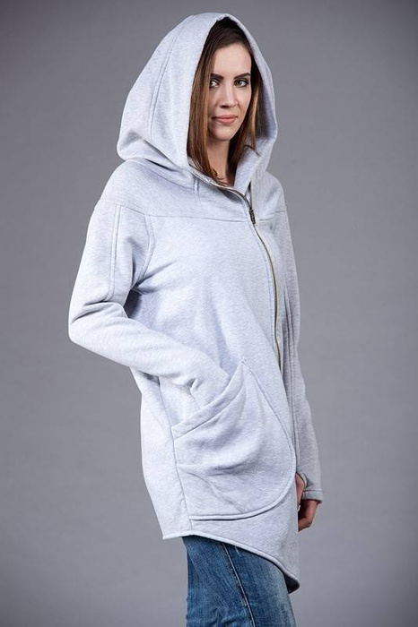 Bluza , płaszcz damski bawełniany asymetryczny