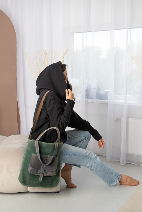 Bluza luźna wygodna z kieszeniami, czarna bluza . duże rozmiary , bluza z kapturem