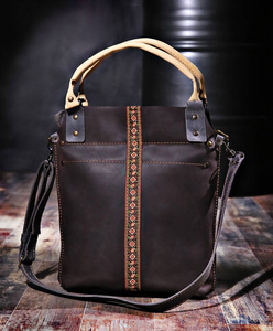 Torebka skórzana, boho styl, damska torebka