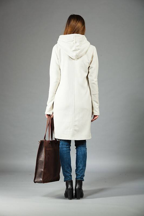 Płaszczyk bawełniany, Wygodna bluza , Handmade płaszcz