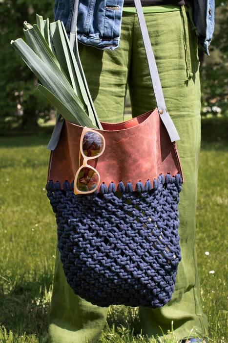 torba sznurkowa, torba makrama, torba wyplatana, torba hand made,torba duża worek ze sznurka