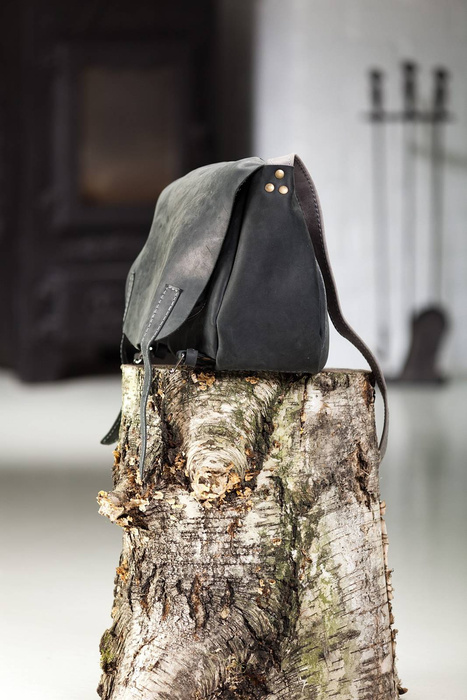 Torba skórzana, listonoszka czarna, torba duża unisex