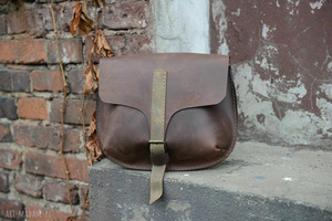 Torba skórzana plus organizer, listonoszka