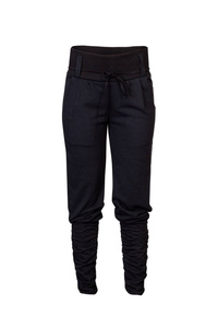 Spodnie damskie Alladynki czarne bawełniane spodnie dresowe damskie, spodnie czarne polski produkt, polski projektant