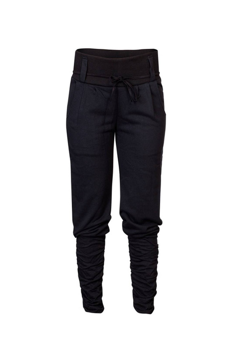 Spodnie damskie Alladynki czarne bawełniane spodnie dresowe damskie, spodnie czarne polski produkt, polski projektant
