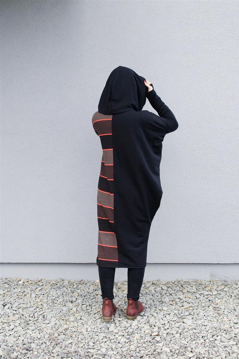 Długi sweter bawełniany, bluza bawłniana