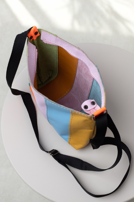 torebka kolorowa , mała torebka na ramię , ręcznie robiona torebka pastelowa, Polski projektant, szyte w Polsce