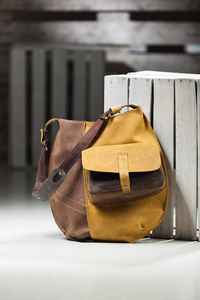 Torba skórzana , Torebka, Worek, Rękodzieło