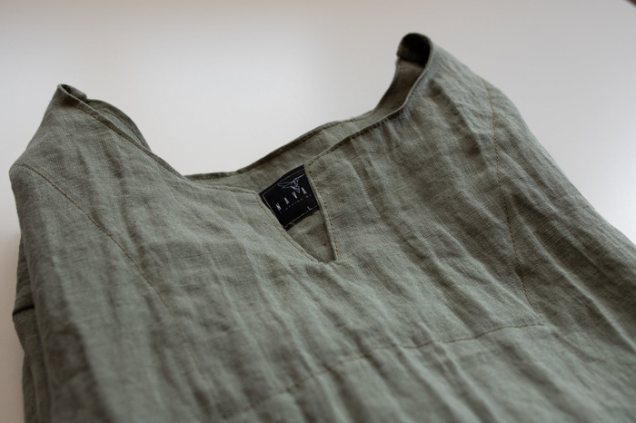 Koszulka męska lniana , tunika męska lniana , zielona koszula z krótkim rękawem z polskiego lnu , tunika męska lniana