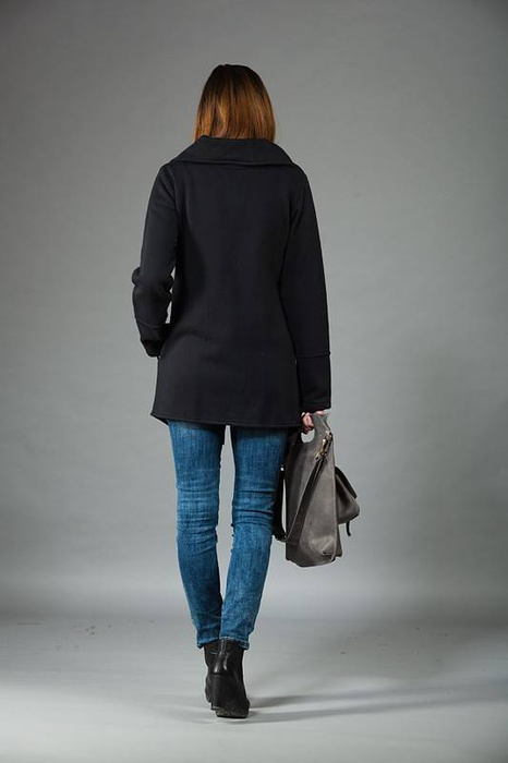 NIepowtarzalna bluza, Bluza ze stójką, Bluza wiosenna, Hand made, Unikalne projkety,