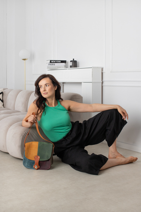 Spodnie lniane szerokie, culotte lniane, polski len, wygodne i miękkie , szerokie spodnie lniane , polska marka