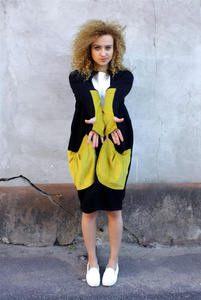 Bluza damska bawełniana , narzuta, kardigan, wdzianko z kieszeniami czarne luźne 