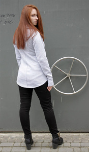 Bluza dresowa damska krótka, sportowa bluza damska, marynarka z dzianiny, bluza z asymetrycznym zamkiem