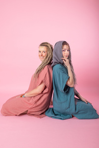 sukienka z tkaniny konopnej, 100% Hemp, sukienka letnia, tunika plażowa , polski produkt