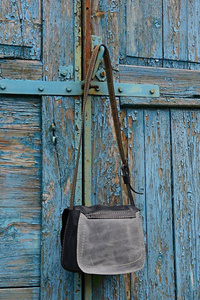 Torebka skórzana ręcznie robiona listonoszka damska