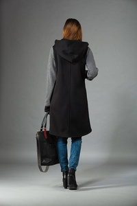 Płaszcz damski, bluza długa , bluza na zamek