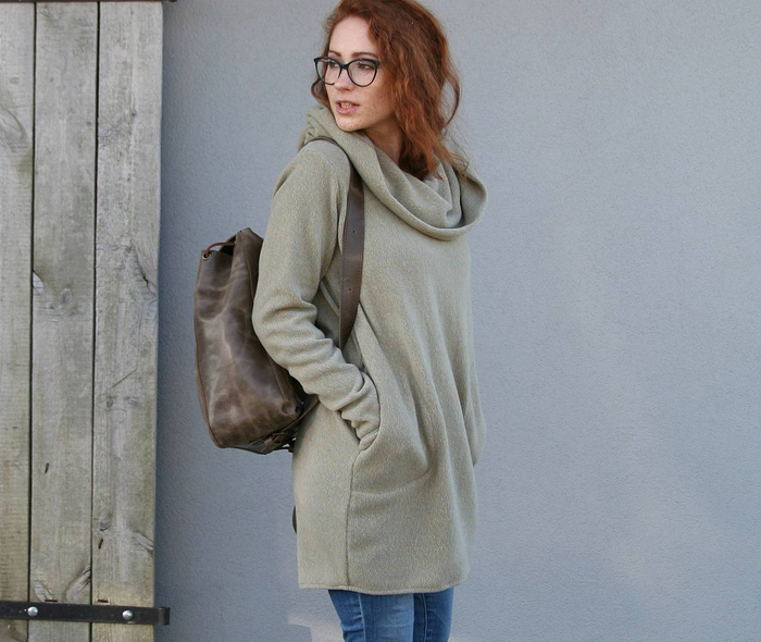 Sweter bawełniany , damski sweter dzianinowy