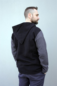 Bluza męska kangurek, męska bluza z kapturem, kolorowa męska bluza