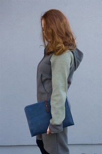 Organizer skórzany duży , notatnik skórzany , planer, idealny na prezent 