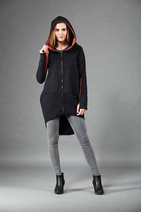 Bluza z kapturem, Odzież Plus Size, Bluza z zamkiem błyskawicznym,Polski producent