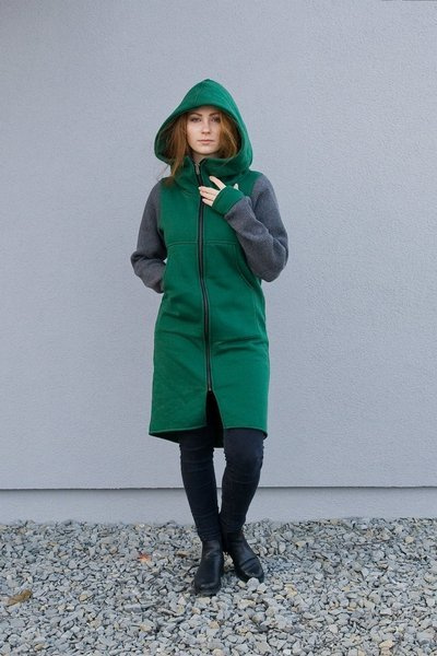 Płaszcz damski , trencz damski bawełniany, bluza damska z kapturem