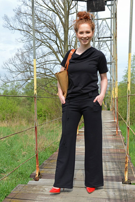 Spodnie szerokie szwedy , spodnie dresowe