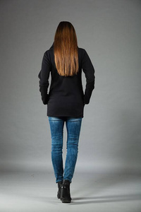 Ekstrawagancki płaszcz, Asymetryczny płaszcz, bluza damska plus size,