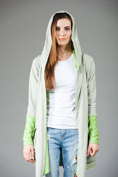 Wdzianko damskie, narzutka damska, kardigan dzianinowy