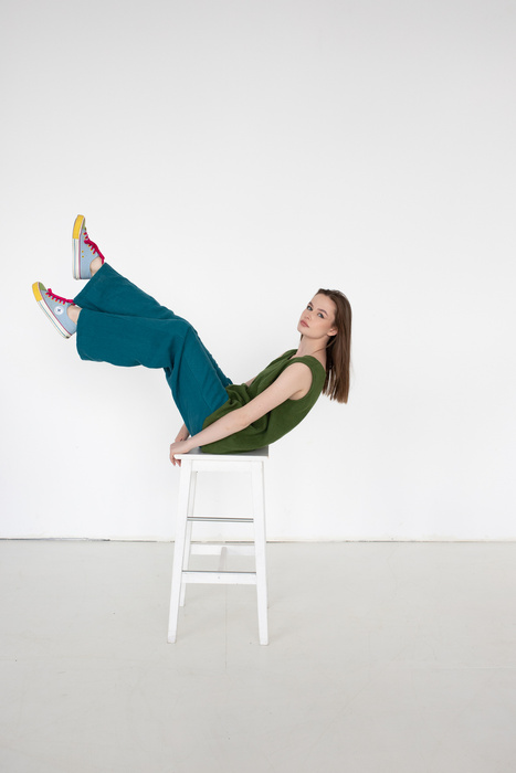 Spodnie lniane szerokie wygodne i miękkie , polski len z certyfikatem , spodnie od polskiego projektanta polska marka