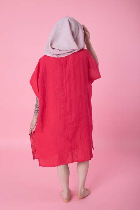 sukienka z lnu, 100% len, sukienka letnia, tunika plażowa , polski produkt