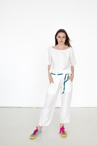 koszulka,  bluzka lnina  , tunika lniana , len polski,  odzież lniana, miękki, polska marka