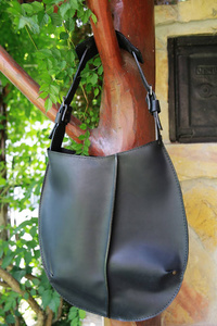 Torba skórzana , Torebka, Worek, Rękodzieło, czarna torebka