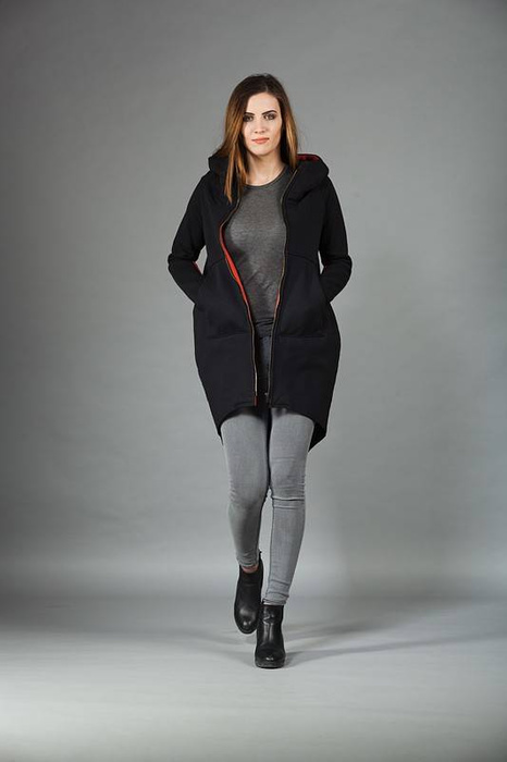 Bluza z kapturem, Odzież Plus Size, Bluza z zamkiem błyskawicznym,Polski producent