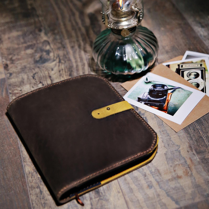 Organizer skórzany, notatnik ze skóry, planer , kalendarz skórzany , prezent
