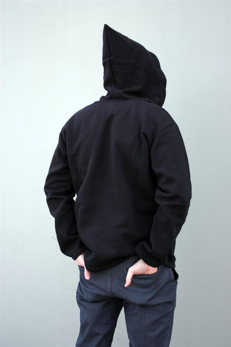 Bluza męska czarna, bluza z kapturem, kangurek męski ,