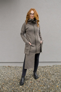 Długi Asymetryczny Płaszczyk, Polska marka, awangardowa  bluza