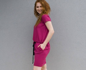 Sukienka letnia ,sukienki ołówkowe,koktajlowa, sukienka sportowa fuksja