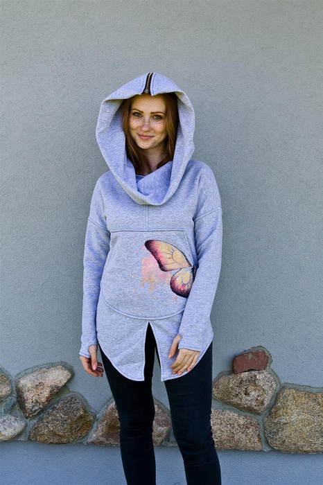 Bluza malowana ręcznie rozmiar L damska bluza